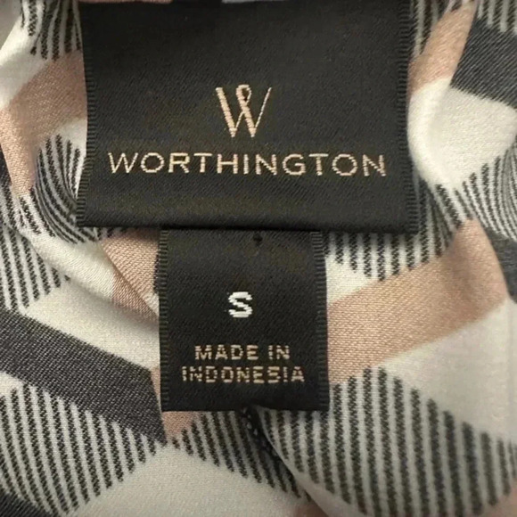 5/$30 Worthington Blouse Size S Long Sleeve - Picture 3 of 4